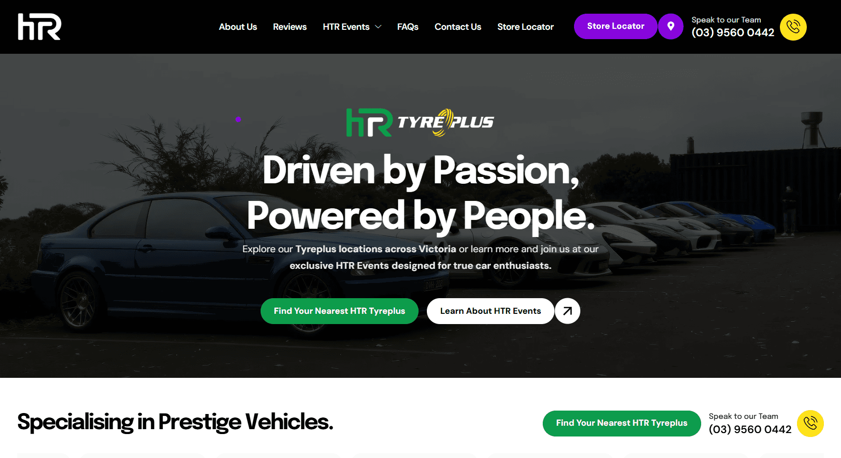 HTR Tyreplus home page
